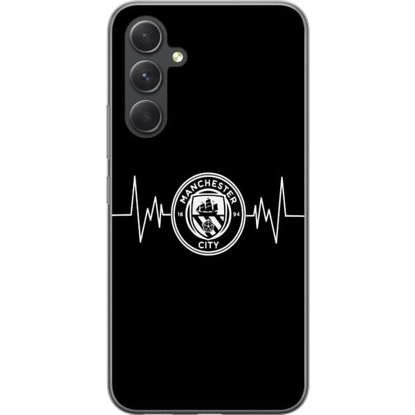 Samsung Galaxy S24 FE Gjennomsiktig deksel Manchester City F.C.
