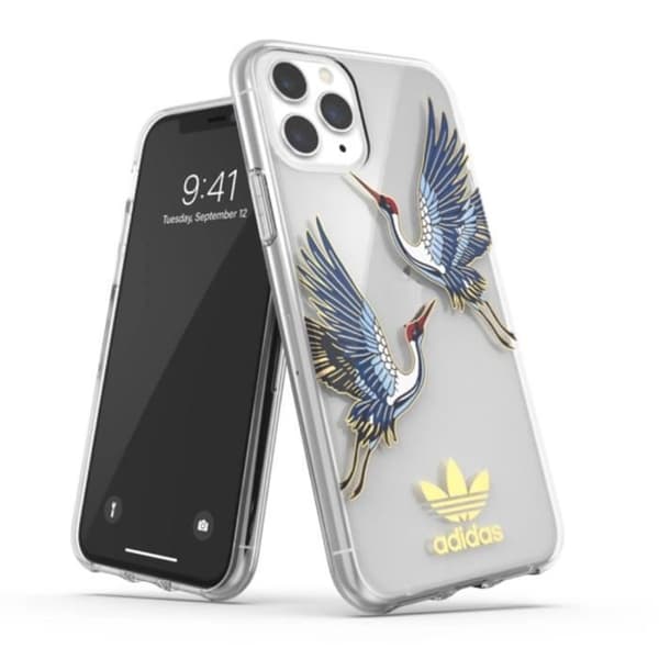 Skal för iPhone 11 Pro - Adidas - Stötabsorberande skydd - Grå - Mjuk - Kinesisk kultur