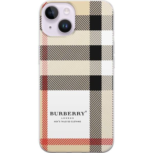 Apple iPhone 14 Genomskinligt Skal Burberry