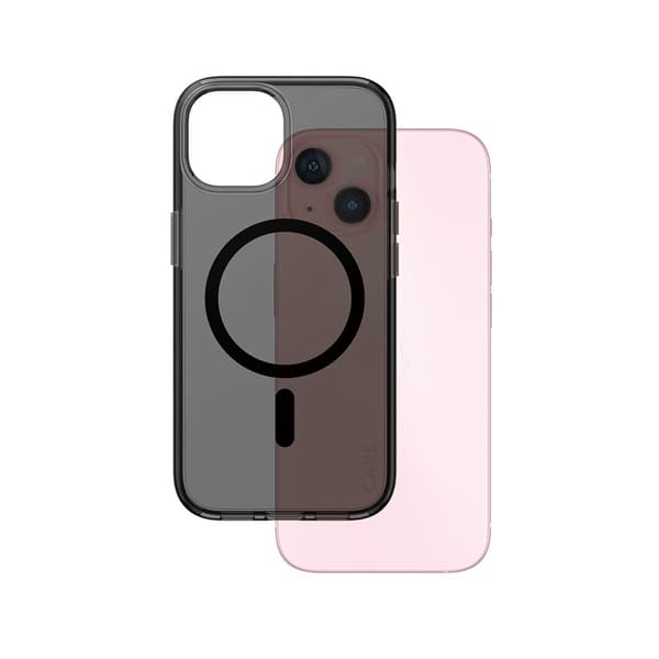 CARE by PanzerGlass iPhone 15 Cover Smokey MagSafe Sort