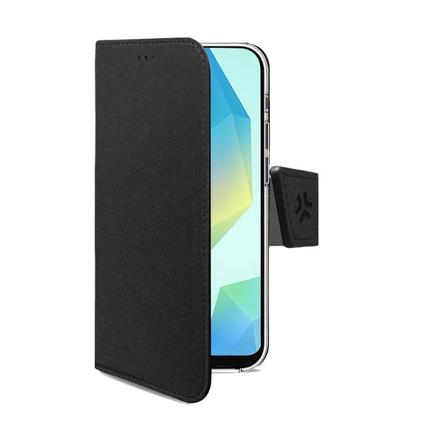 Celly Samsung Galaxy A16 Kotelo Wally Wallet Case Musta