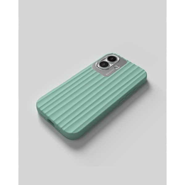 Nudient iPhone 16 Deksel Bold MagSafe Opal Turquoise
