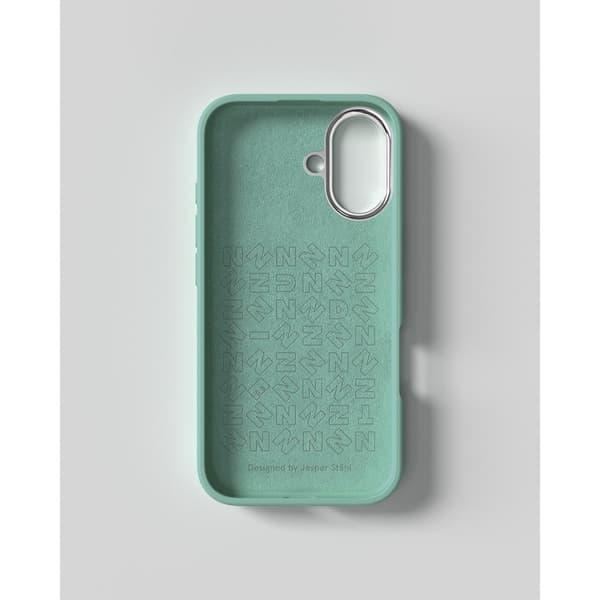 Nudient iPhone 16 Deksel Bold MagSafe Opal Turquoise