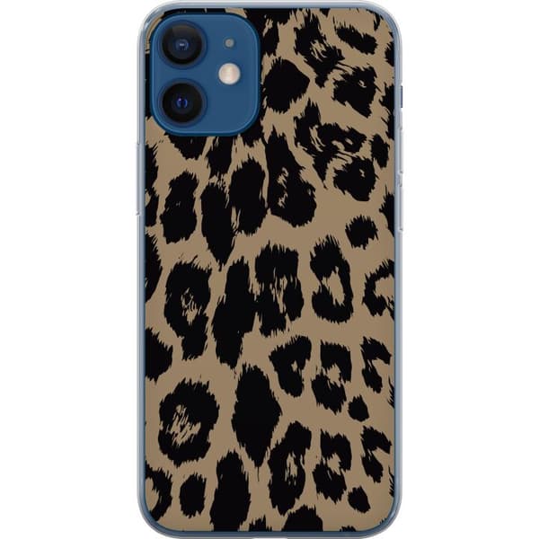 Apple iPhone 12 Gjennomsiktig deksel Leopard