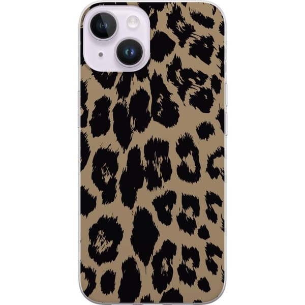 Apple iPhone 15 Plus Gjennomsiktig deksel Leopard