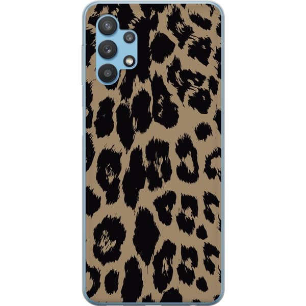 Samsung Galaxy A32 5G Genomskinligt Skal Leopard