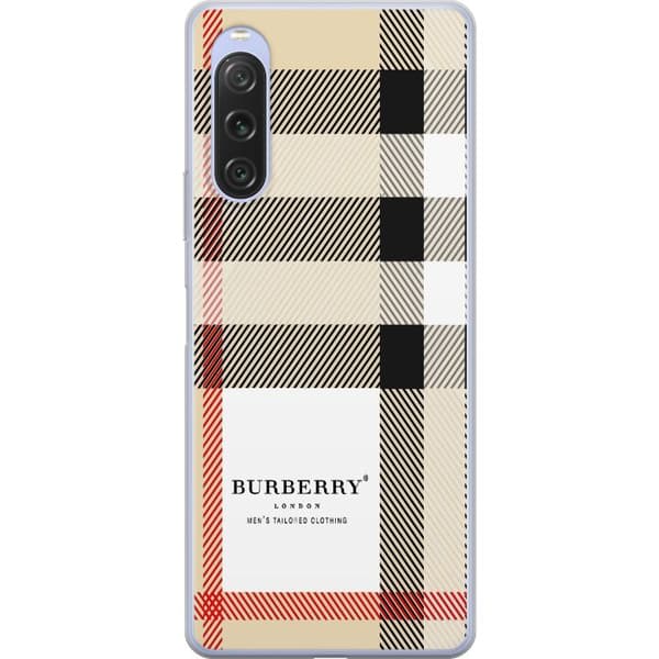 Sony Xperia 10 V Läpinäkyvä kuori Burberry