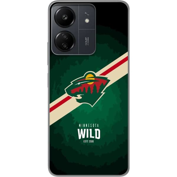 Xiaomi Redmi 13C Genomskinligt Skal Minnesota Wild (NHL)