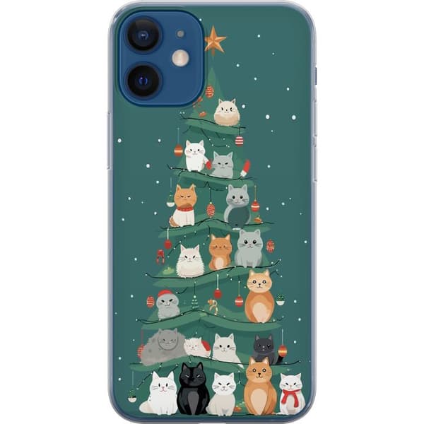 Apple iPhone 12  Gennemsigtig cover Juletræ