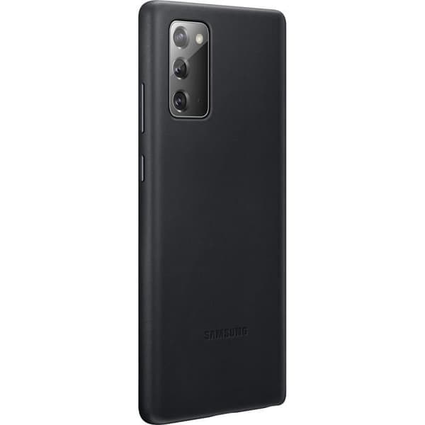 Note20 svart läderfodral