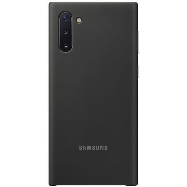 Svart silikonfodral Note10