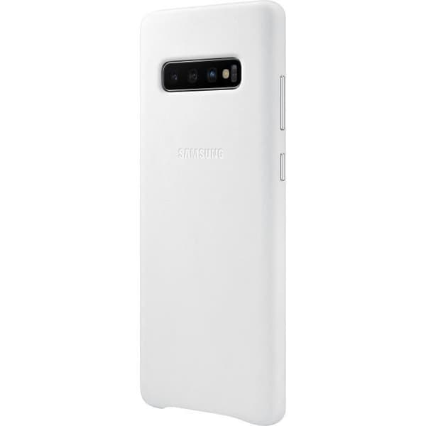 Samsung Läderfodral S10+ Vit