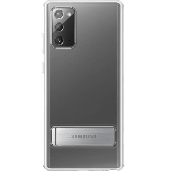 Fodral - SAMSUNG - Galaxy Note 20 - Transparent - Mjuk - Fällbar ställning