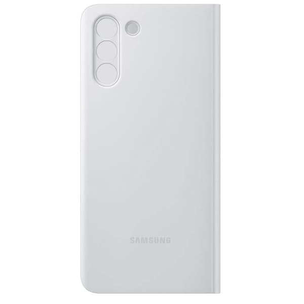 Smart Clear View Cover S21 Plus ljusgrå