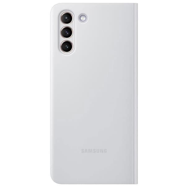 Smart Clear View Cover S21 Plus ljusgrå