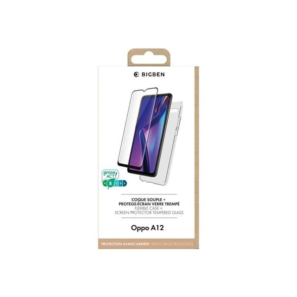 Pack OPPO A12 - OPPO - Transparent Fodral - Flexibel - Syntetisk - Unisex