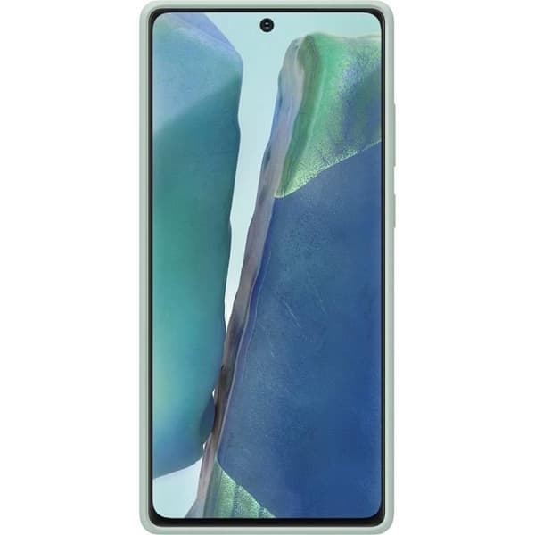 Note20 grönt silikonfodral