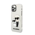 Miniatyrbild 2 av 4: Karl Lagerfeld IML Glitter NFT Karl -amp Choupette - Fodral för iPhone 12 / iPhone 12 Pro (Transparent) -