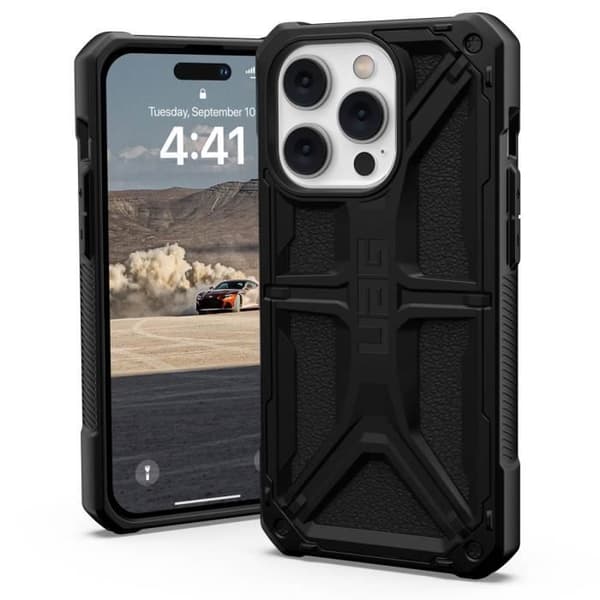 Coque - UAG - Monarch - iPhone 14 Pro - Optimal skydd - 5 lager - Svart