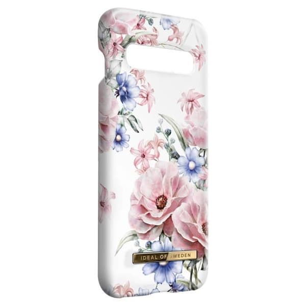 Coque - IDEAL OF SWEDEN - Blommig Romantik - Ros - Hård - Kompatibel med Trådlös Laddning QI