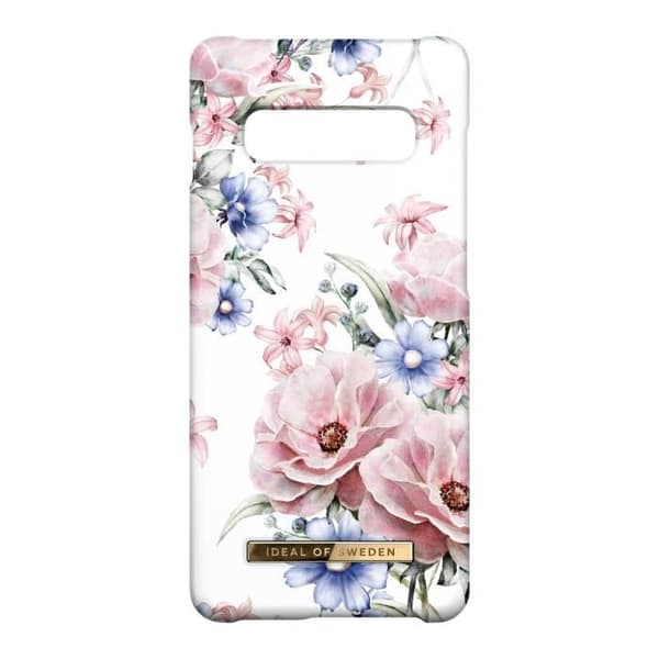 Coque - IDEAL OF SWEDEN - Blommig Romantik - Ros - Hård - Kompatibel med Trådlös Laddning QI