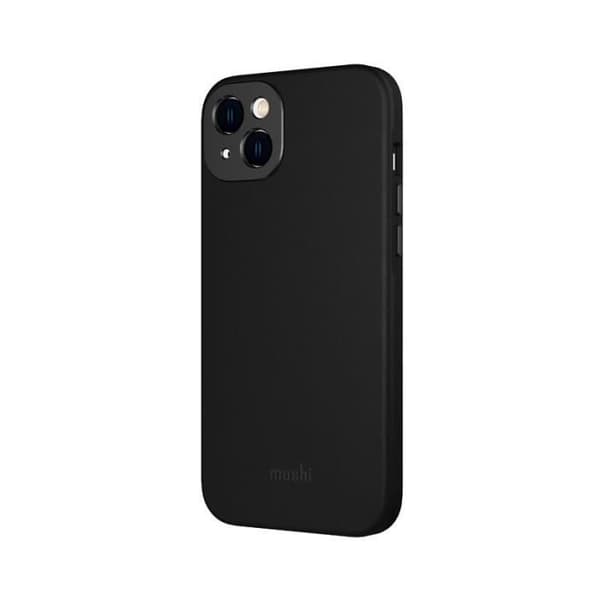 Moshi Napa MagSafe Läderfodral för iPhone 14 Max (Midnight Black) - 4711064645996