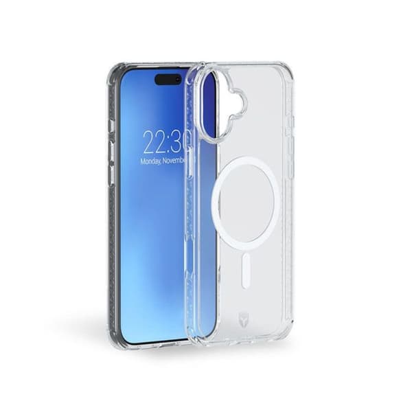 Forcecase MagSafe-kompatibelt förstärkt fodral för iPhone 16 Plus Transparent