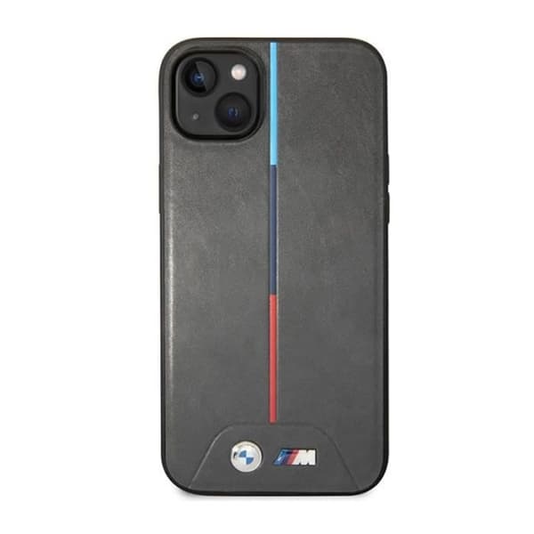 BMW Quilted Tricolor - Fodral för iPhone 14 Plus (Grå) - 3666339066970