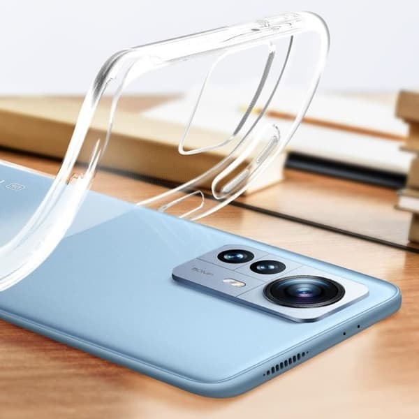 Skyddsskal - Bigben - Xiaomi 12 Pro - Flexibelt - Transparent - Stötskydd och repor