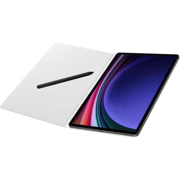 Etui Smart Book Cover - Samsung - Galaxy Tab S9+/S9FE+ - Vit - Syntetisk - Unisex