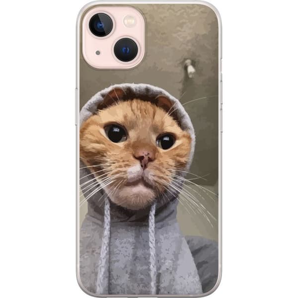 Apple iPhone 13 Gennemsigtig cover Kat Trøje