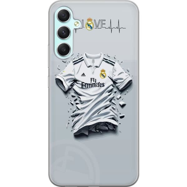 Samsung Galaxy A34 Gennemsigtig cover Real Madrid