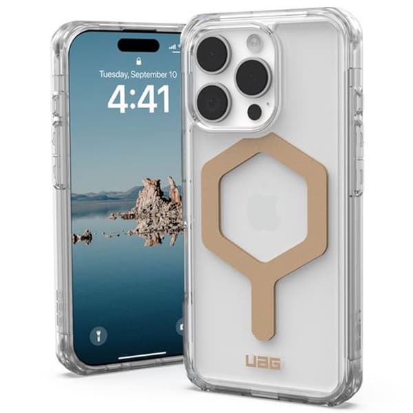 Skal till iPhone 16 Pro - UAG Plyo MagSafe - Ice Gold