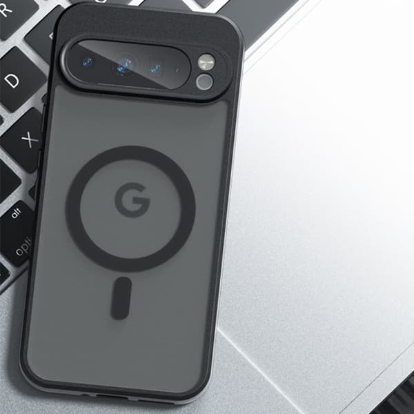 INF Magnetisk matt svart telefondeksel til Google Pixel 8A