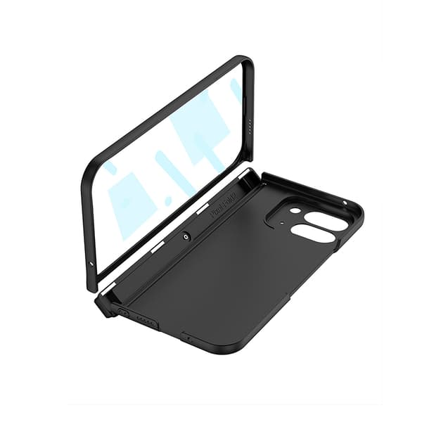 INF Carbon Fiber Texture Case med Kickstand til Google Pixel 9 Pro Fold