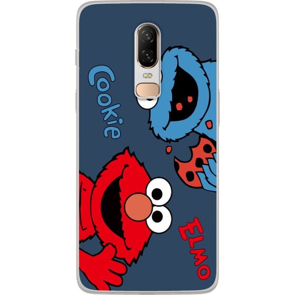 OnePlus 6 Gjennomsiktig deksel Cookie Elmo