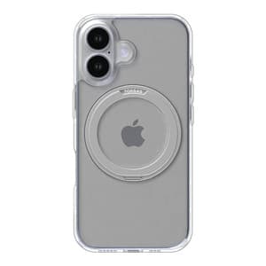 Torras Ostand Pro -kotelo iPhone 16 Plus:lle (läpinäkyvä)