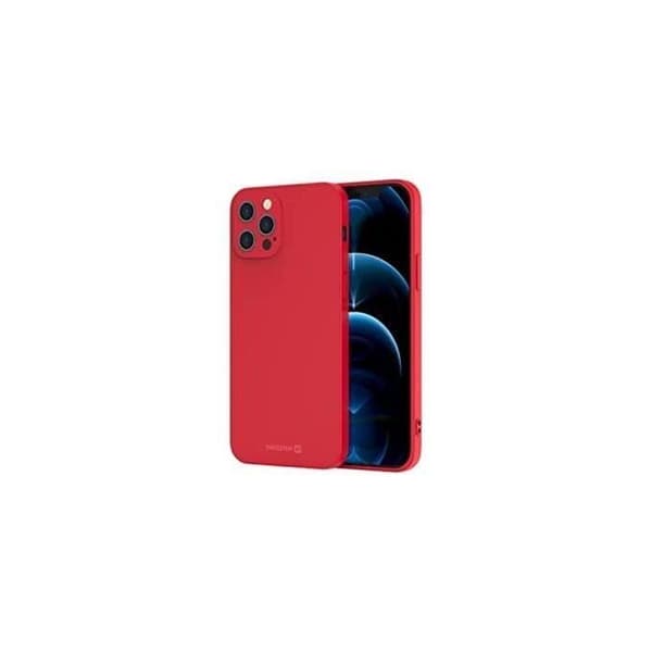 Coque Souple - Swissten - Soft Joy - Röd - iPhone 14 - Syntetiskt Gel