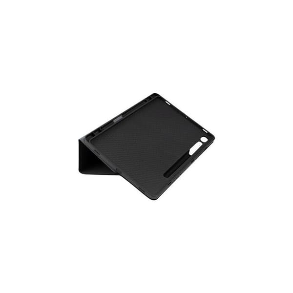 Tablettfodral - TUCANO - Samsung Galaxy S9+ och S9 FE+ - Gummi - Fällbart stöd - Styvt skydd