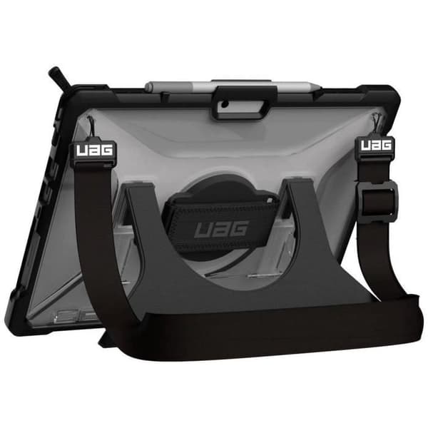 Baksida - URBAN ARMOR GEAR - Microsoft Surface Pro 9 - Transparent - Stötsäker - Handledsrem