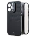 Miniatyrbillede 1 af 2: Black Rock 360 glascover til Apple iPhone 15 Pro Real Carbon