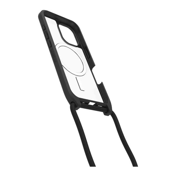 Otterbox Iphone 16 Kiristysnyörillinen Suojus Kirkas,Musta