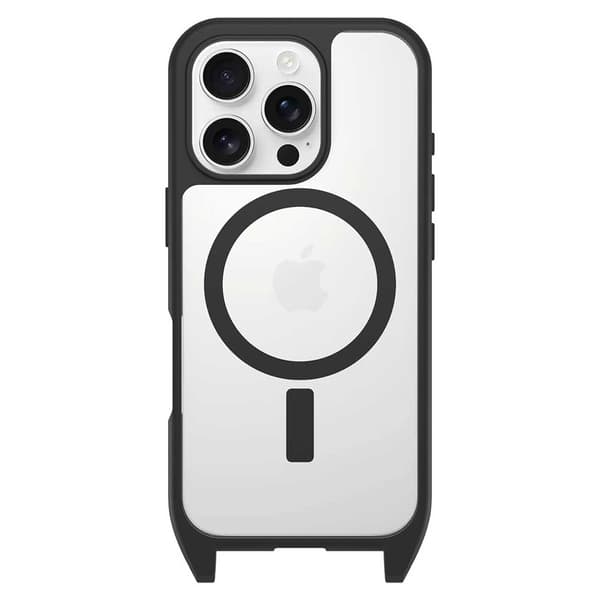 Otterbox Iphone 16 Pro Betræk Med Snøre Transparent,Sort