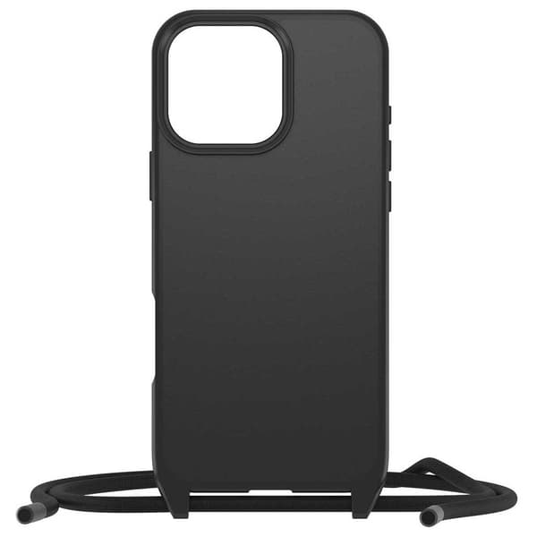 Otterbox Iphone 16 Pro Max Betræk Med Snøre Sort