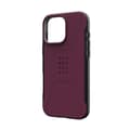 Miniatyrbild 1 av 4: Coque - UAG - Civil - iPhone 16 Pro Max - Bordeaux - Halkantigt - Hexagonalt Mönster