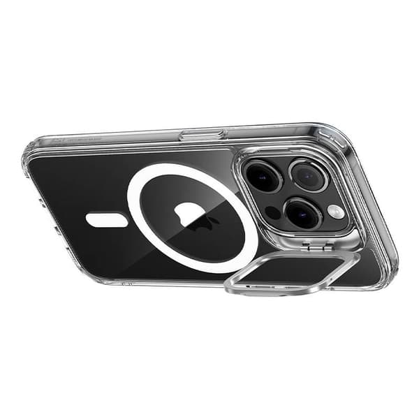 Veske ESR Classic Hybrid med Kickstand for iPhone 15 Pro, Magsafe (klar)