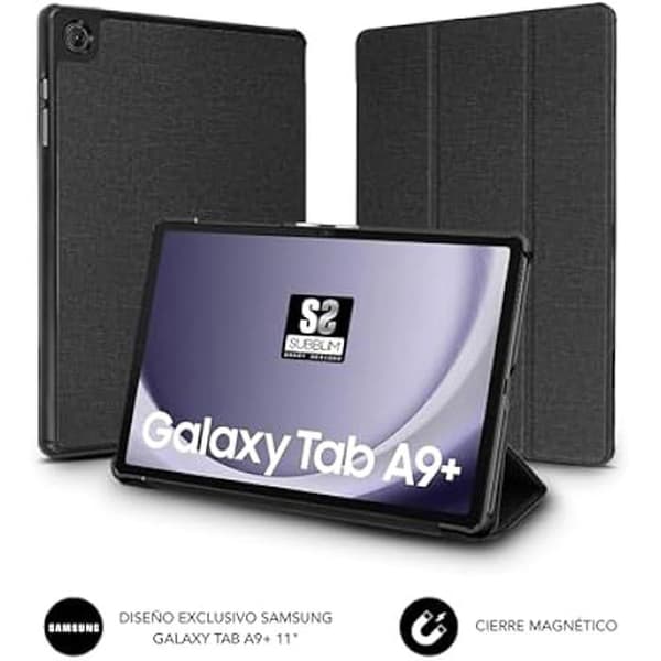 SUBBLIM Tablet Case Shock Case Samsung Tab A9+ 11" Skydd Stötdämpning, avancerad visningsmångsidighet med