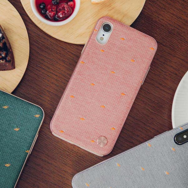 Moshi Vesta Iphone Xr Silicone Telefonfodral Rosa