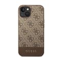 Miniatyrbild 3 av 6: iPhone 14-fodral - Guess - 4G Bottenrand - Ekologiskt läder - Brun - Semi-rigidh