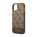 Miniatyrbild 6 av 6: iPhone 14-fodral - Guess - 4G Bottenrand - Ekologiskt läder - Brun - Semi-rigidh